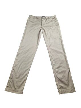 Banana Republic Pants Men's 35x35 Tag 34x36 Flat Front Beige Golf Performance